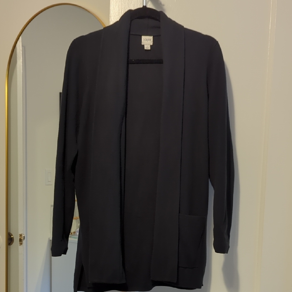 Shawl Collar J Crew Sweater Blazer